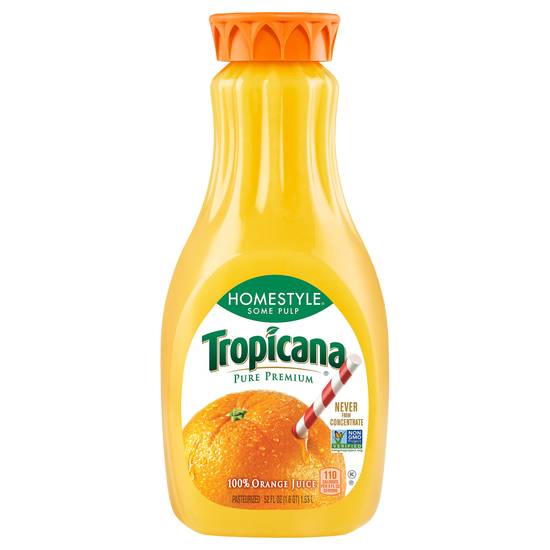 Tropicana Homestyle Some Pulp Orange Juice (52 fl oz)