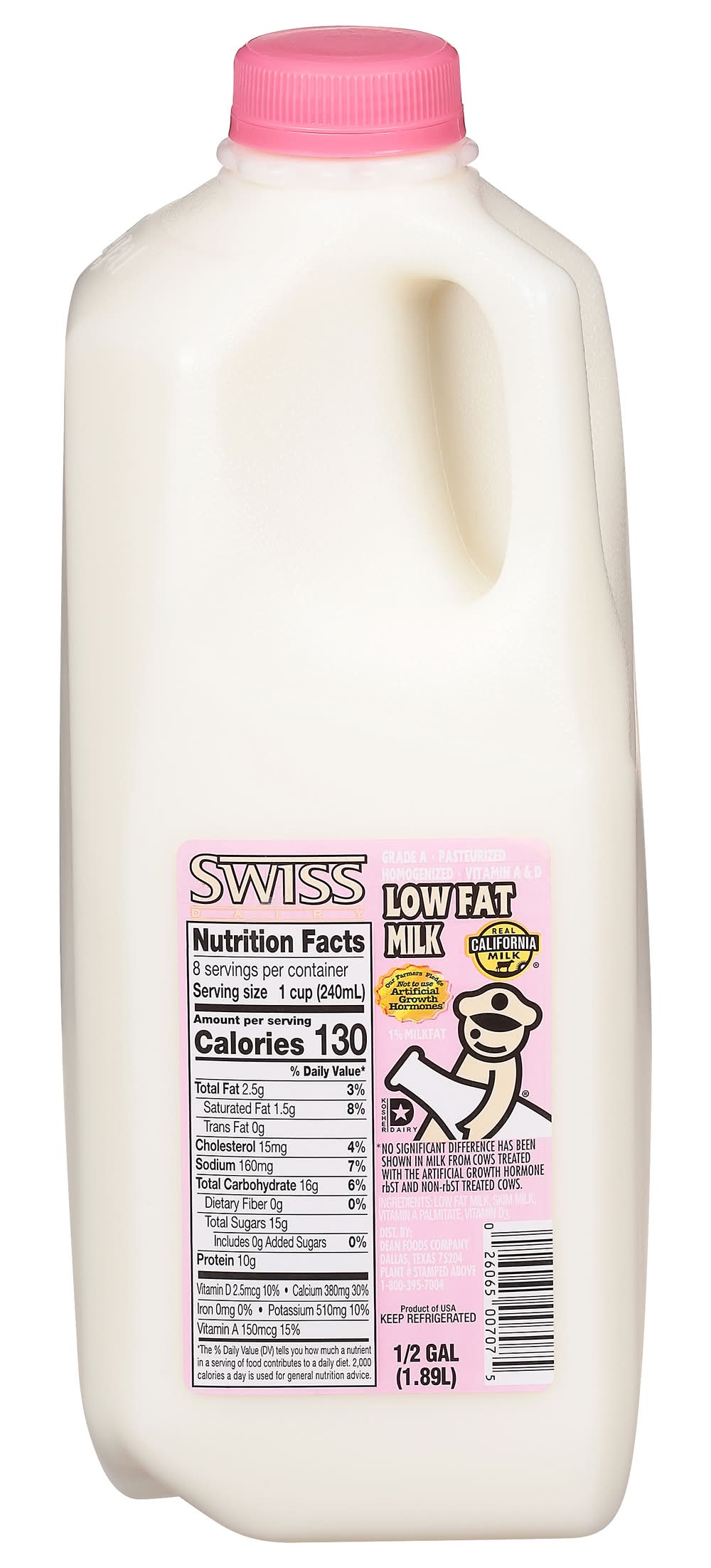 Swiss Dairy 1% Low Fat Milk (4.17 lbs)