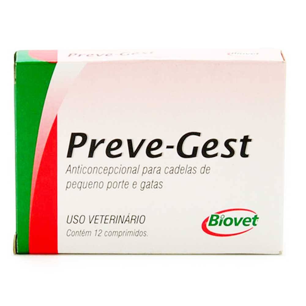 Biovet preve-gest 5mg (12 comprimidos)