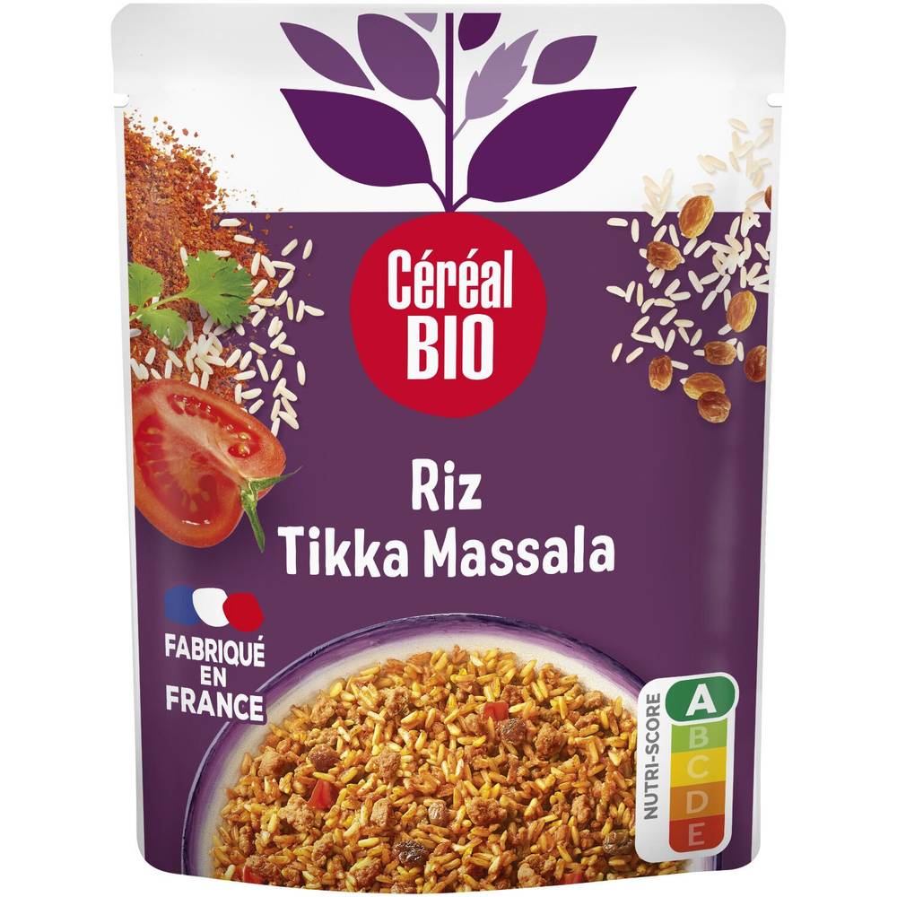Céréal Bio - Cereal bio riz et soja aux épices tikka massala
