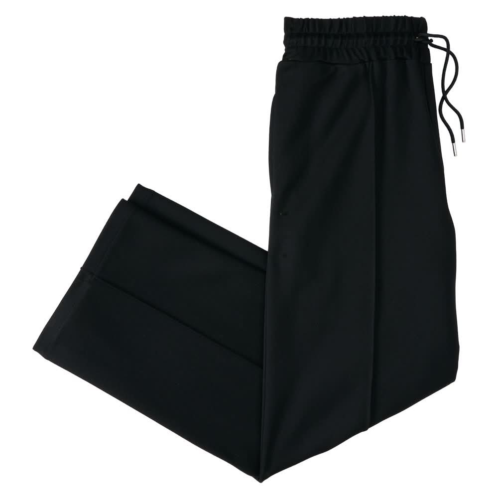Serra Black Wide Leg Ponte Pant, L