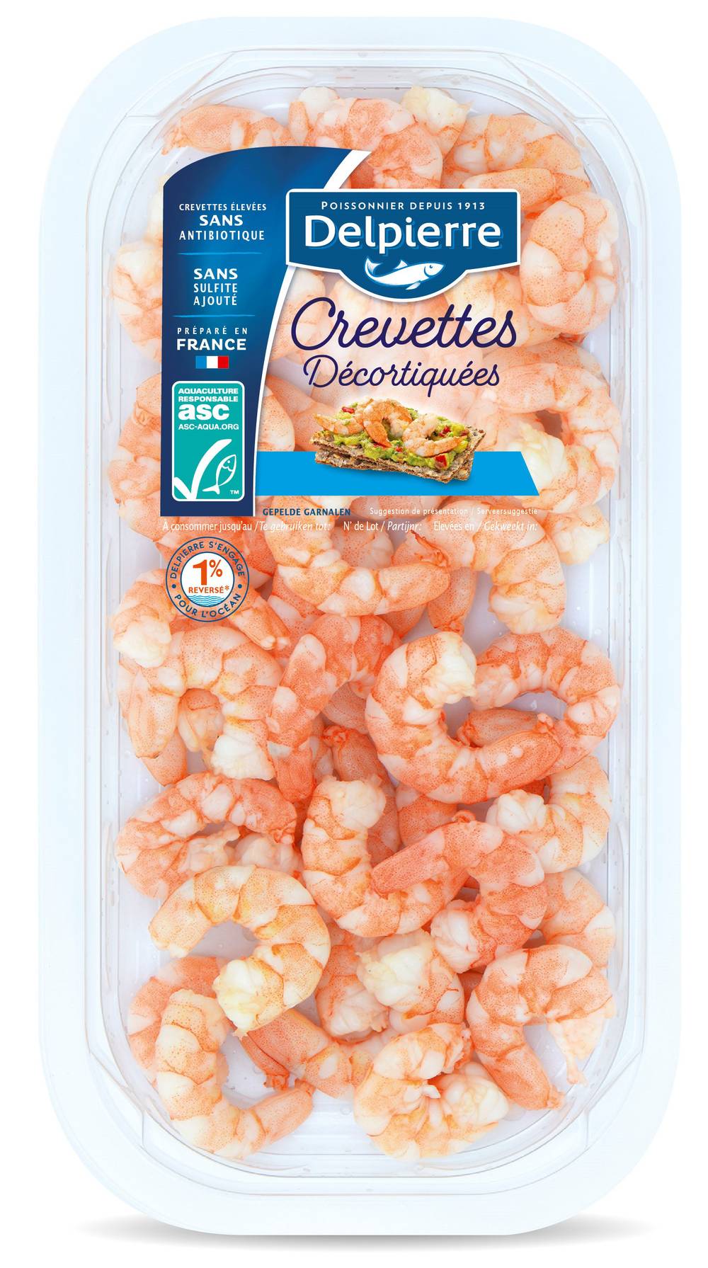 Delpierre - Crevettes décortiquées