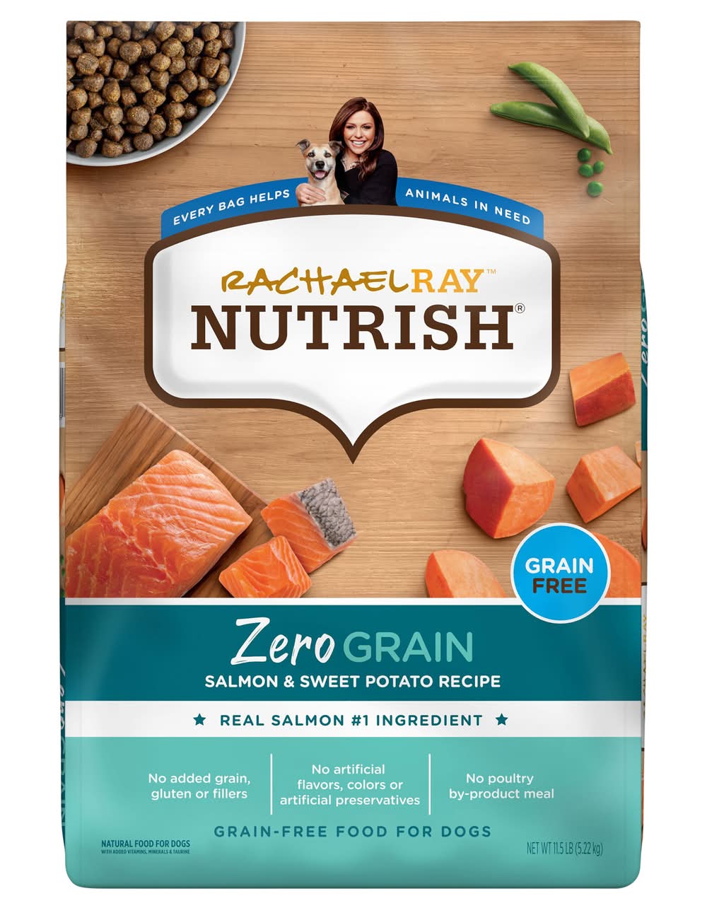 Nutrish Zero Grain Salmon & Sweet Potato Dog Food (11.5 lbs)