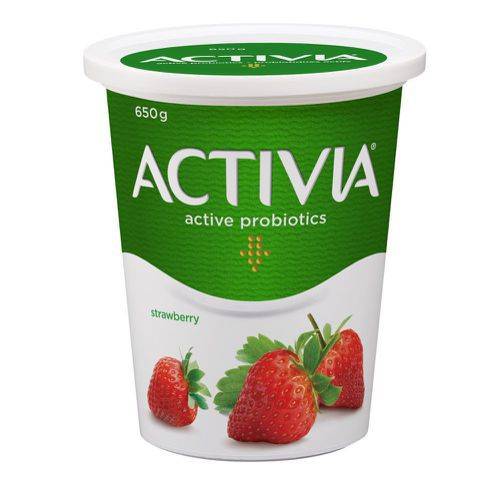 Activia yogourt probiotique à la fraise (650 g) - probiotic yogurt strawberry (650 g)