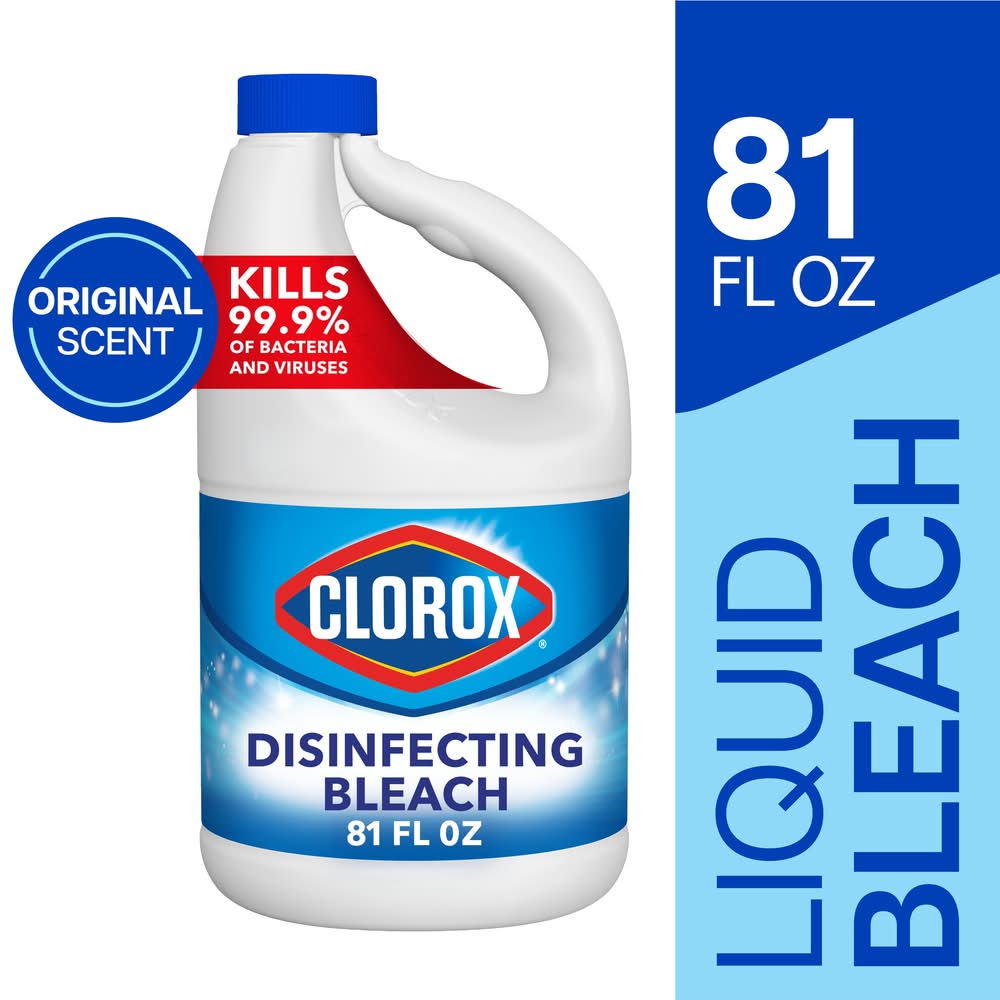 Clorox Concentrated Disinfecting Regular 81 Fluid ounce(s) Household Bleach