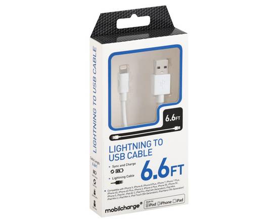 Mobilcharge · Lightning to Usb 6.6 ft Cable (1 ct)