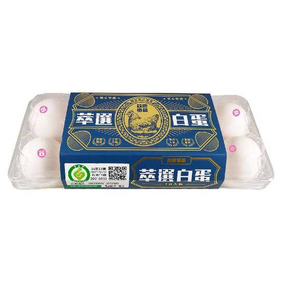 台農萃選白蛋(白)600g+-30g(10入)