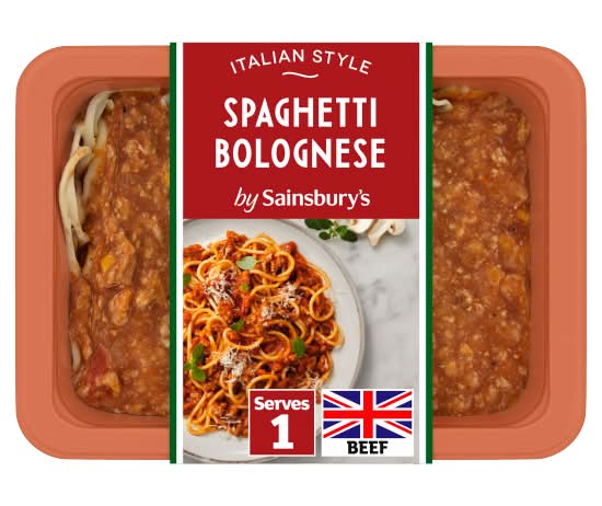 Sainsbury's Italian Style Spaghetti Bolognese (400g)