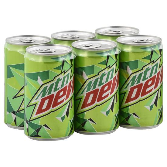 Mtn Dew Citrus Flavored Cola Soda (6 pack, 7.5 fl oz)
