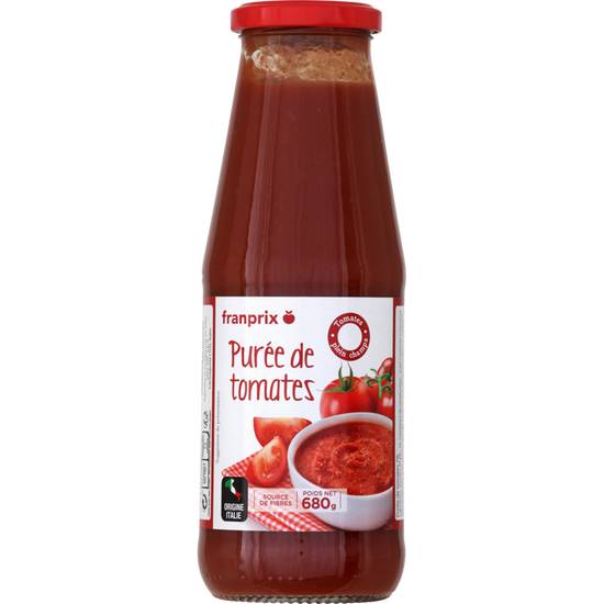 Purée de tomate franprix 680g