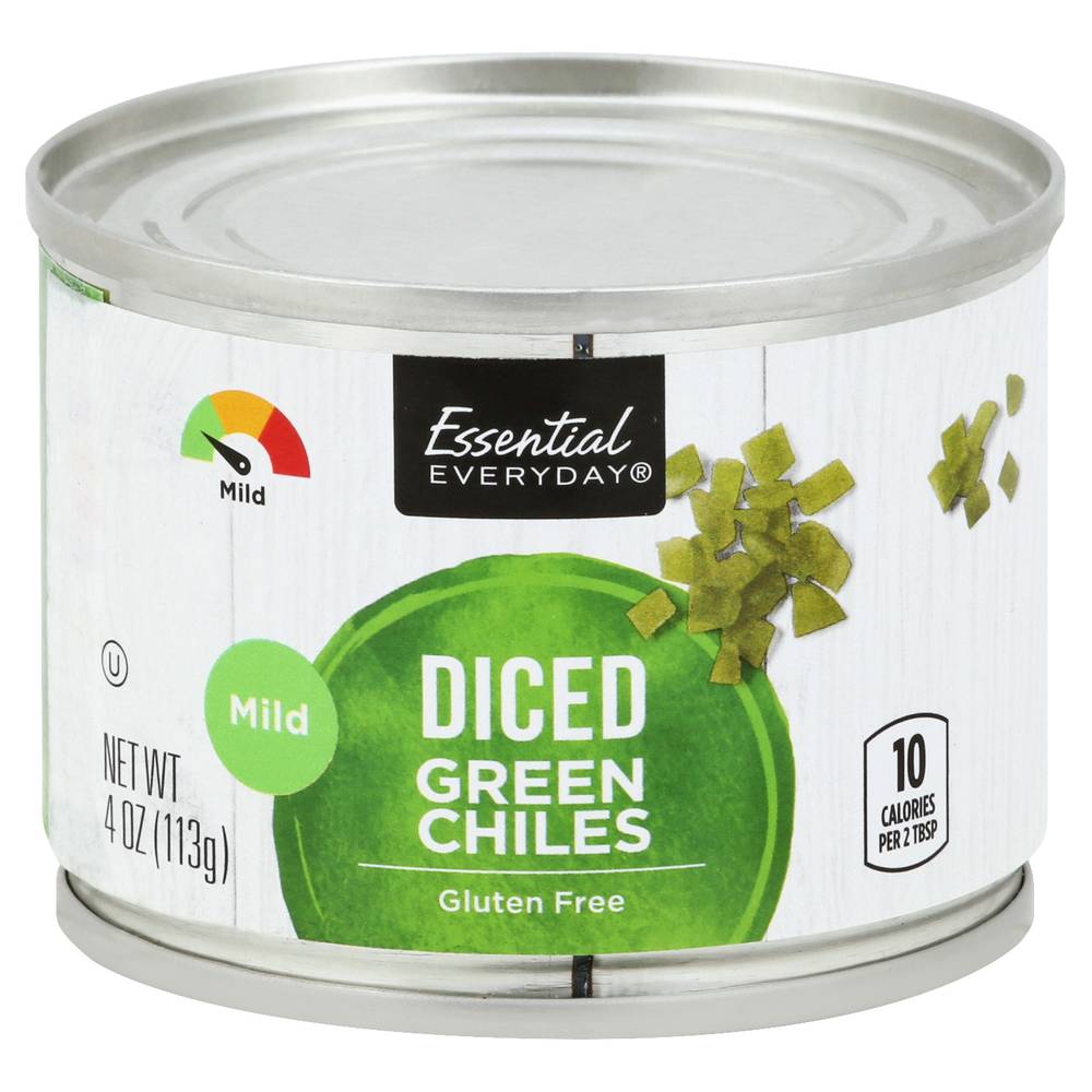 Essential Everyday Mild Diced Green Chiles (4 oz)