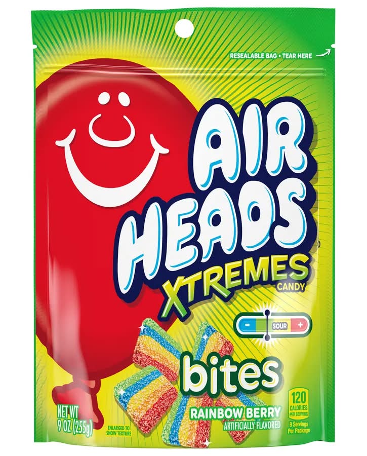 Air Heads Xtremes Rainbow Berry Bites