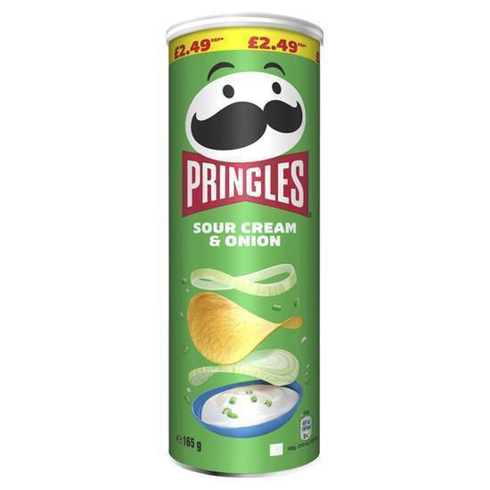 Pringles Sour Cream & Onion 165g PM