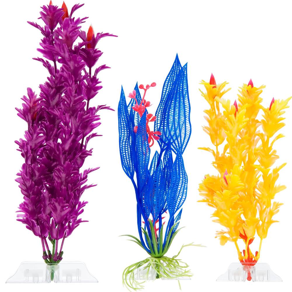 Top Fin® Artificial Aquarium Plant Variety Pack (Color: Assorted)
