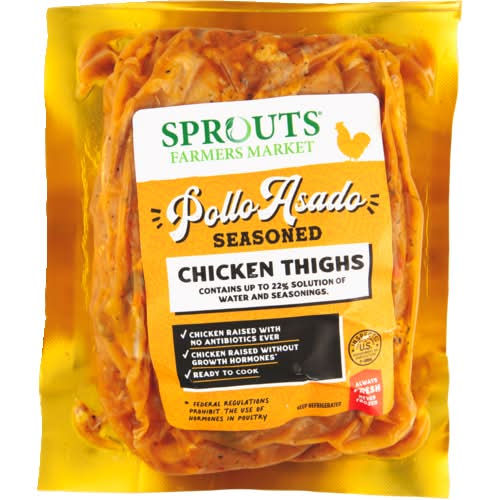Sprouts Pollo Asado Marinated Fresh Chicken Thighs (Avg. 0.98lb)
