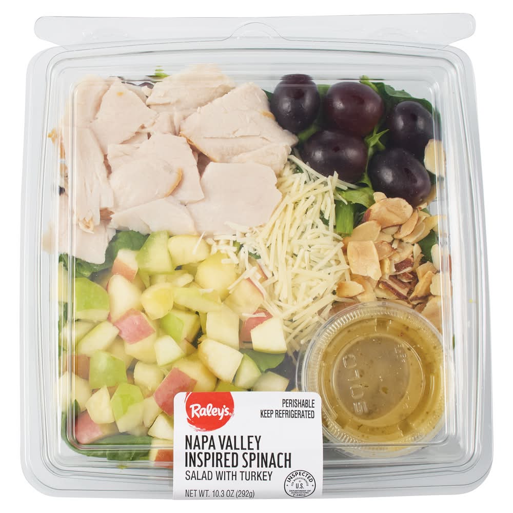 Raley's Ready-To-Go Napa Valley Spinach Salad (11.75 oz)
