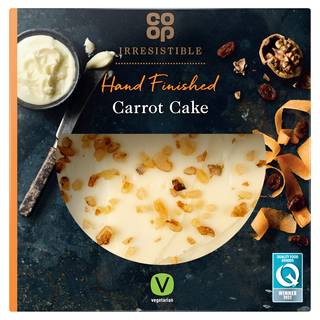 Co-op Irresistible Hand Finished Carrot Cake