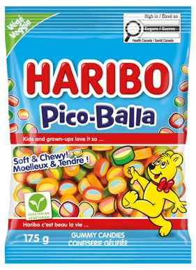 Haribo Pico Balla Gummy Candies (175 g)