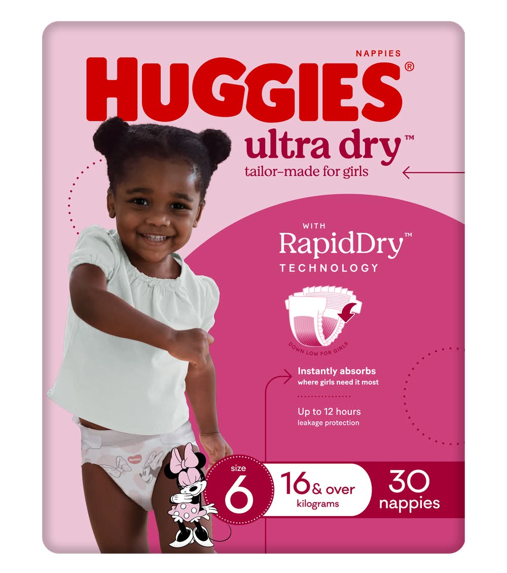 Huggies Girls Ultra Dry Nappies Delivery Near Me | Order Online