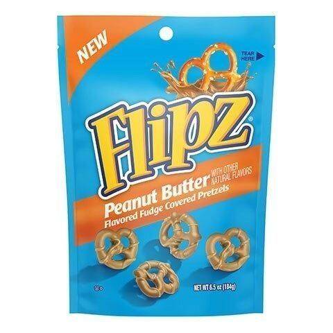 Flipz Fudge Covered Pretzels, Peanut Butter (6.5 oz)