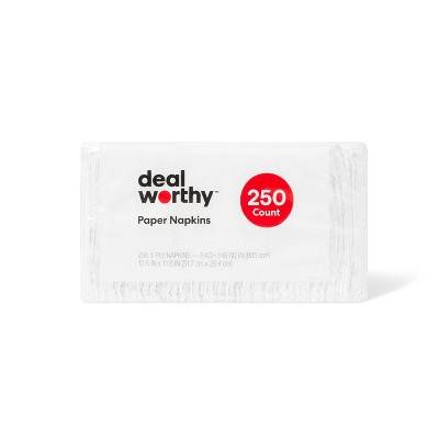 Dealworthy Disposable Paper Napkins (250 ct)