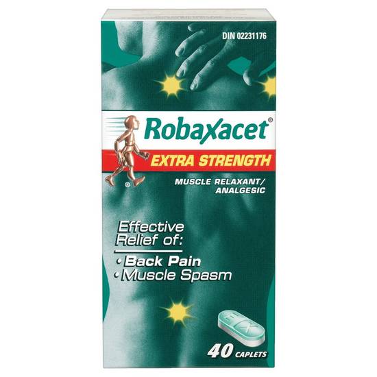 Robaxacet Extra Strength Muscle Relaxant Caplets (40 ct)