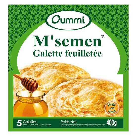 M'semen galette feuilletée nature - oummi