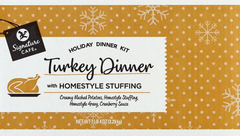 Signature Cafe Turkey Dinner With Homestyle Stuffing