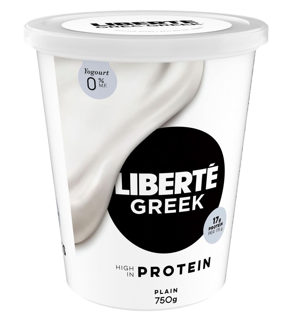 Liberté yaourt grec nature 0% m.g. - plain greek yogurt 0% m.f.