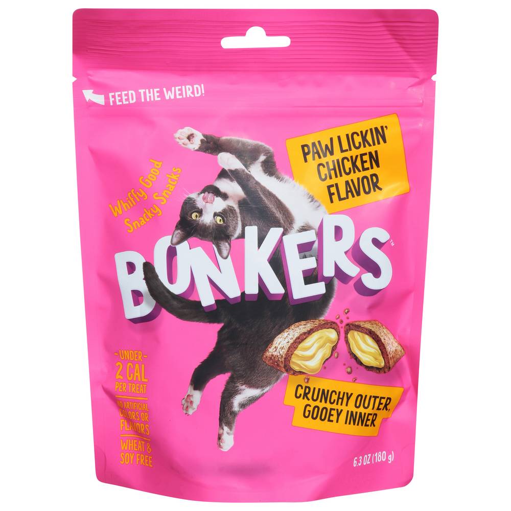 Bonkers Paw Lickin' Chicken Flavor Cat Treats