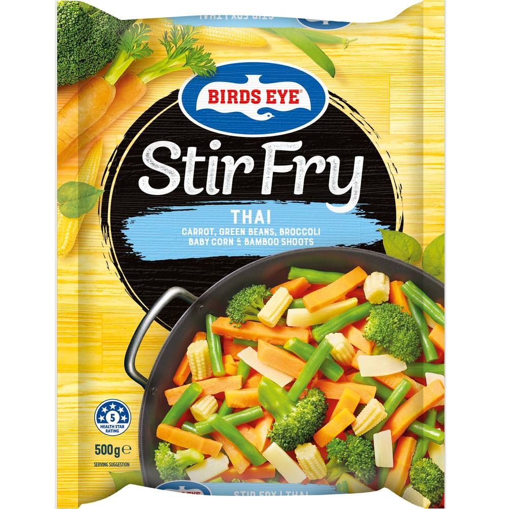 Birds Eye Stir Fry Mix Thai Vegetables (500g)