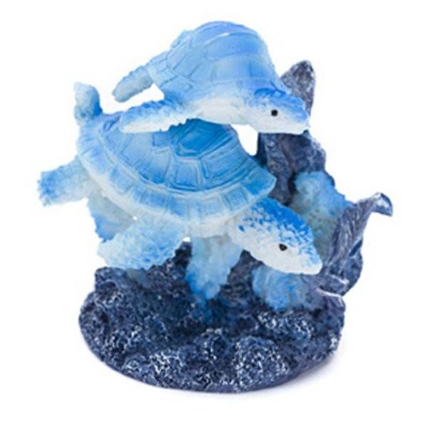 Penn Plax Swimming Turtles Aquarium Ornament