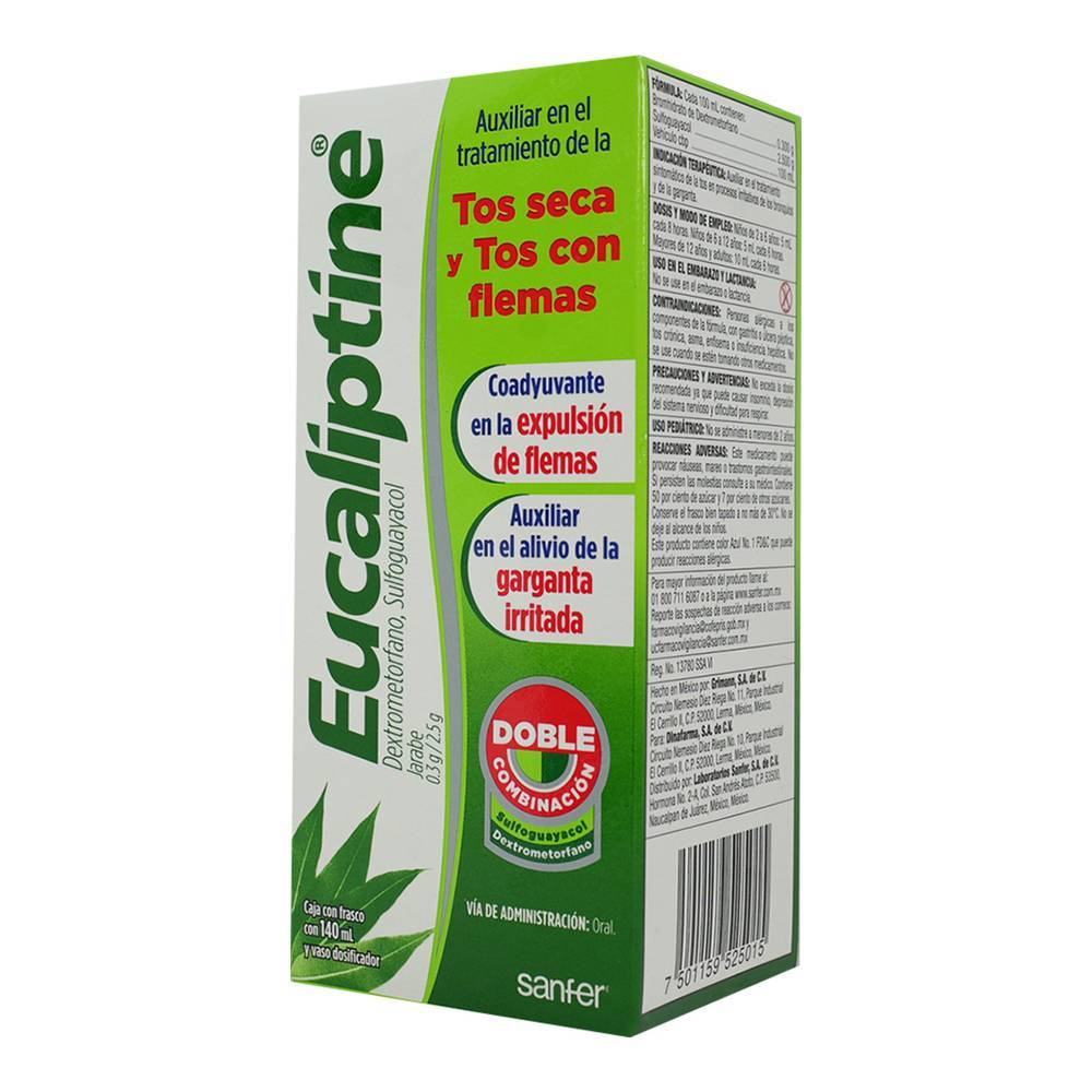 Sanfer eucaliptine jarabe 0.3 g/25 g (140 ml)
