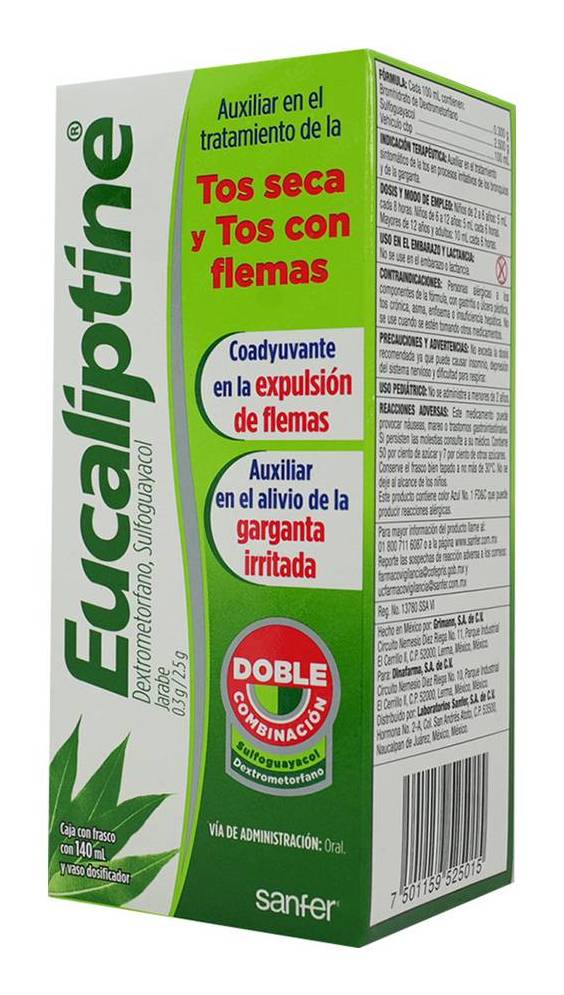Sanfer · Eucaliptine jarabe 0.3 g/25 g