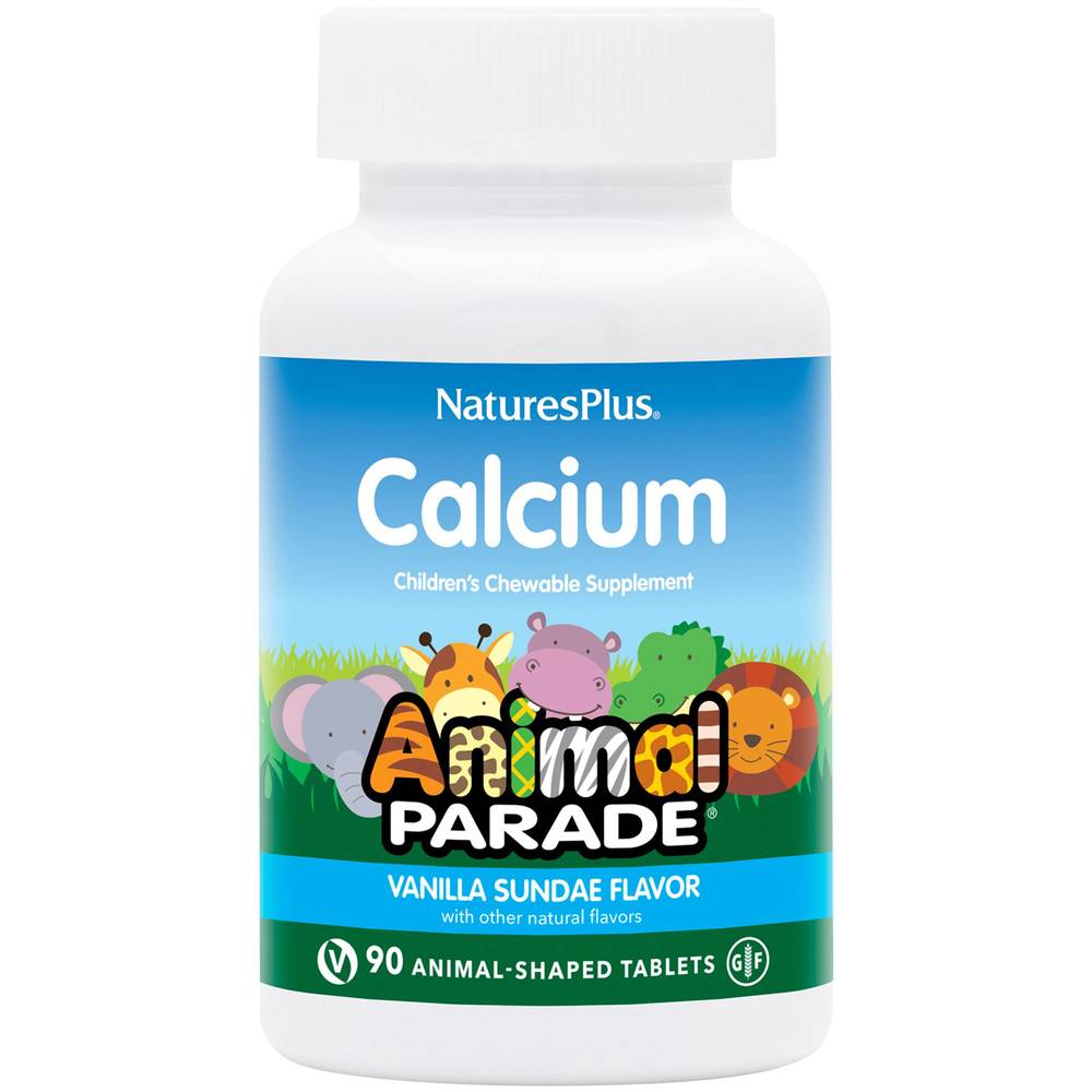 Animal Parade Calcium 250 Mg - Vanilla Sundae(90 Chewable Tablets)