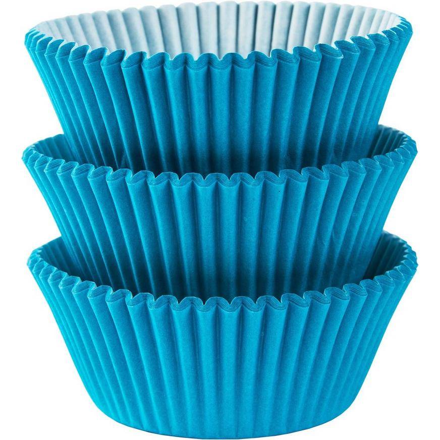 Party City Baking Cups, Caribbean Blue (75 ct)