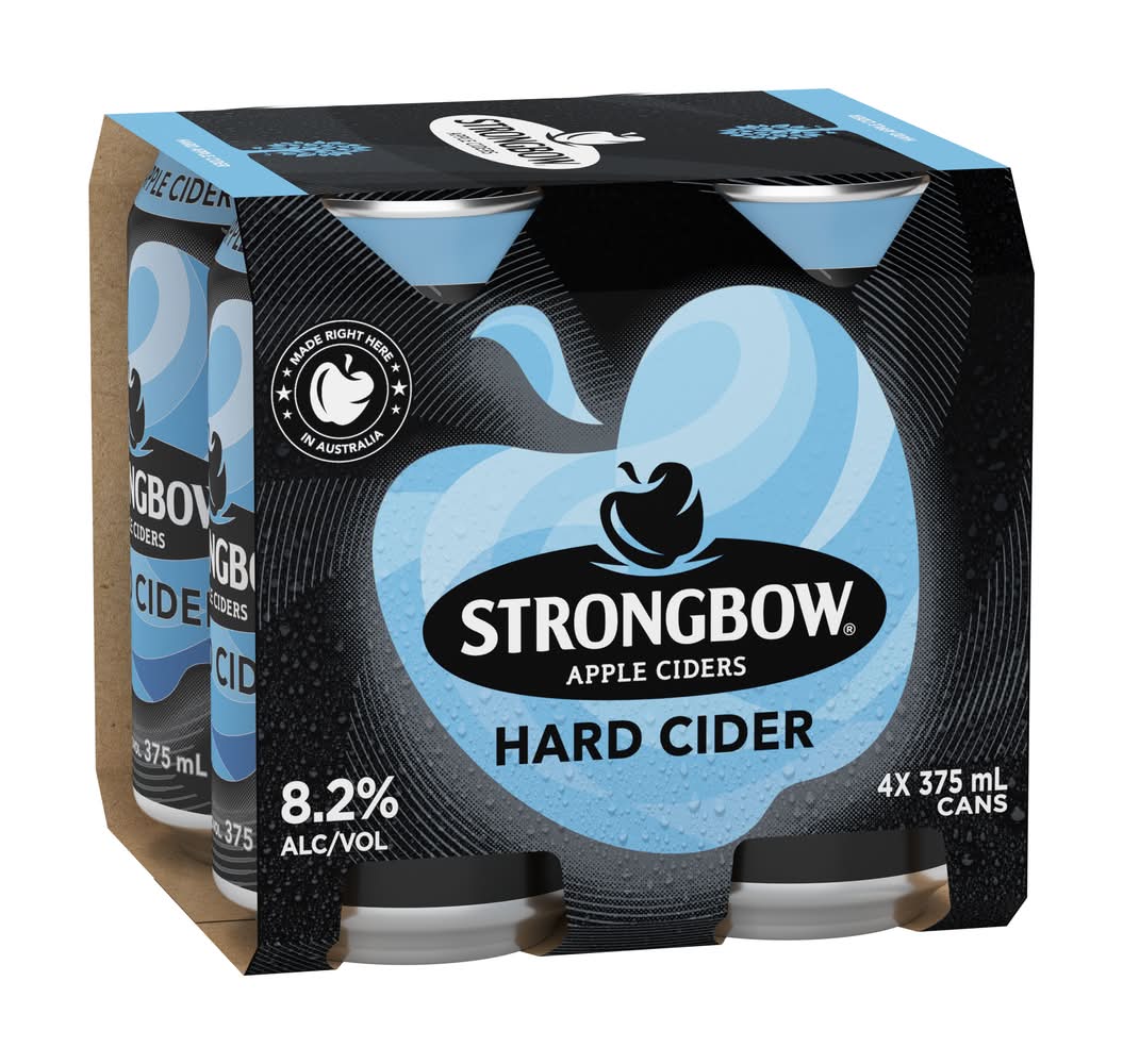 Strongbow Hard Apple Cider (4 x 375mL)