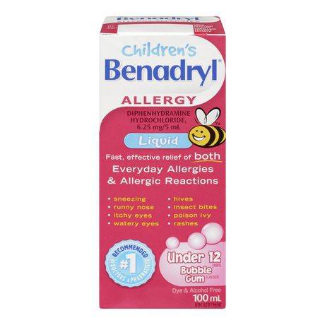 Benadryl Children's Liquid, (100 ml)