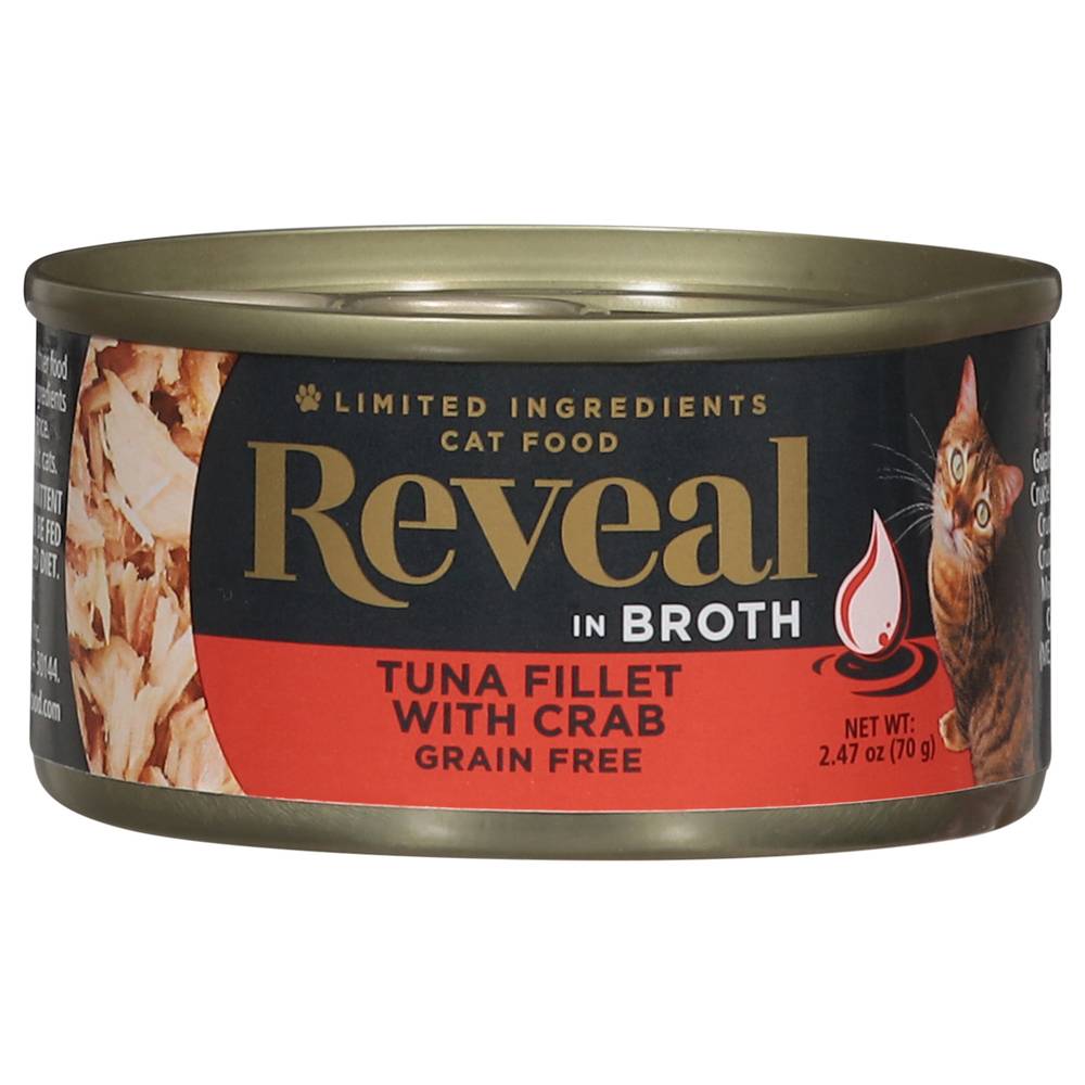 Reveal Pet Food Tuna Fillet With Crab in a Natural Broth (2.47 oz)