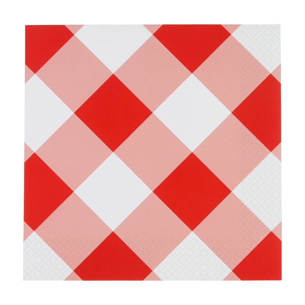 Classic Gingham Luncheon Napkins 16 Ct