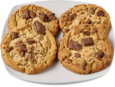 Bakery Cookies Reeses Peanut Butter Cup 4 Count