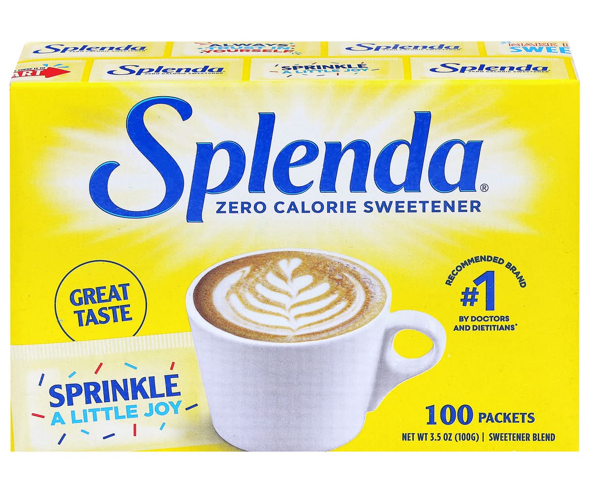 Splenda Zero Calorie Sweetener (3.5 oz, 100 ct)
