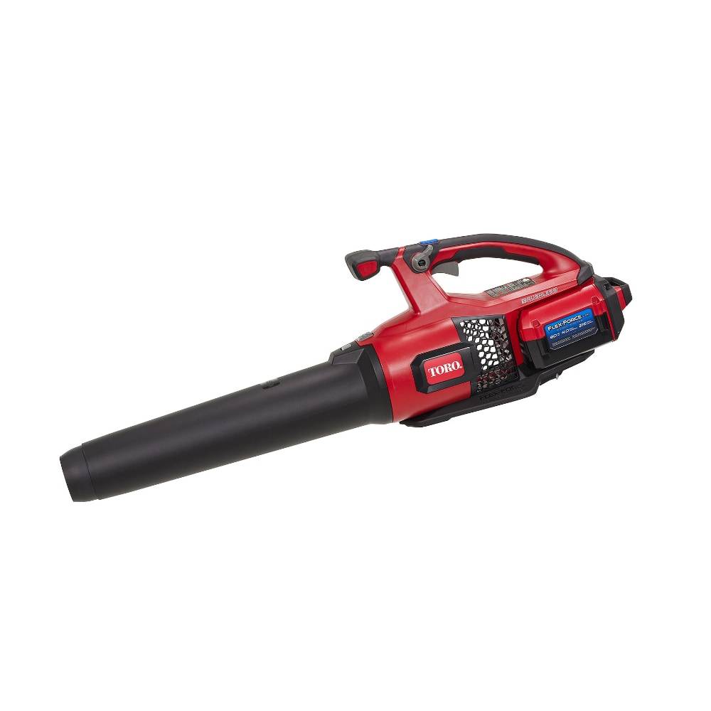 Toro Flex-Force 60-volt Max 605-CFM 157-MPH Battery Handheld Leaf Blower 4 Ah (Battery and Charger Included) | 51822