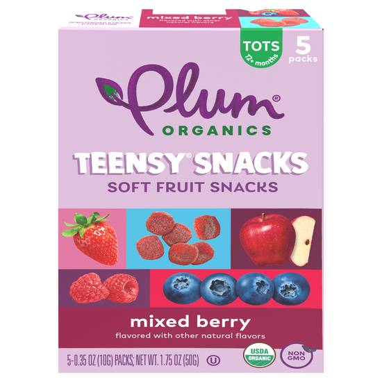 Plum Teensy Tots Soft Berry Fruit Snacks Stage (5 ct)