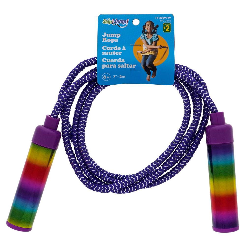 Fabric Jump Rope With Tinsel & Handles