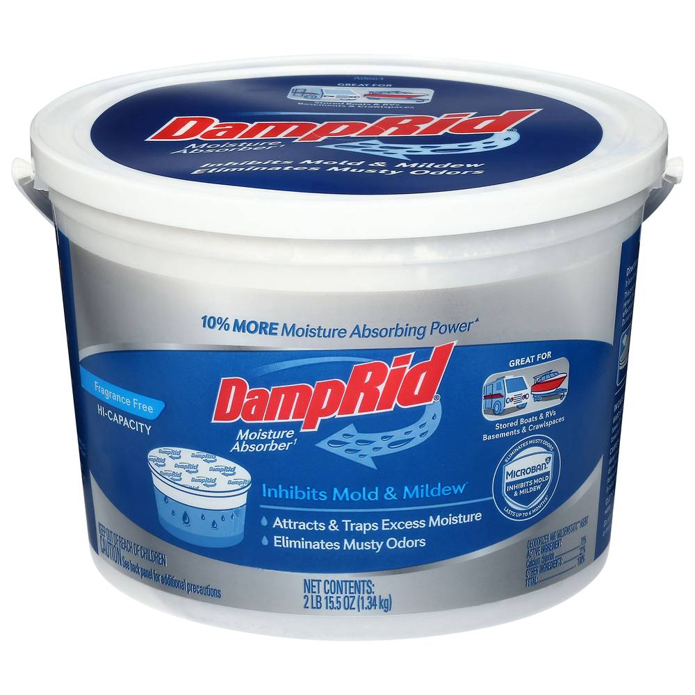 DampRid Fragrance Free High Capacity Moisture Absorber