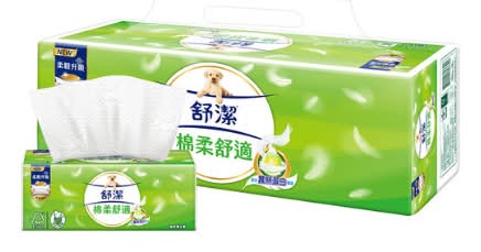 舒潔棉柔舒適抽取衛生紙 100抽x12包