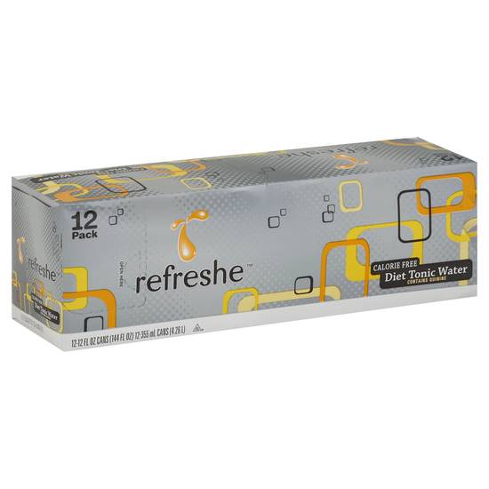 Refreshe Diet Tonic Water Calorie Free (12 ct, 12 fl oz)