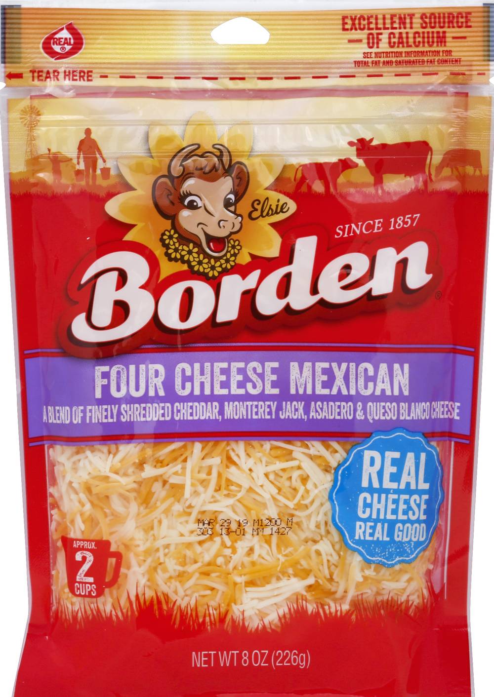 Borden Four Cheese Mexican (8 oz)