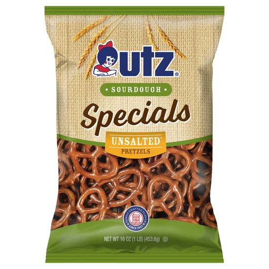 Utz Sourdough Specials Unsalted Pretzels